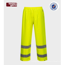 2017 OEM workwear a prueba de agua hola vis 300D oxford hi-vis rain pant